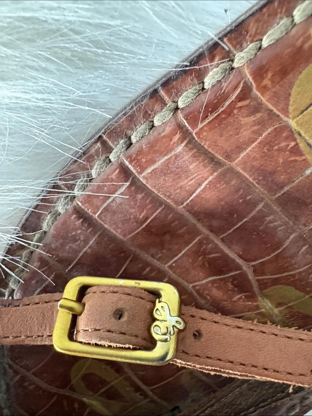 SAM EDELMAN Gigi 💯% Leather T-Strap Sandals (6.5) - Picture 5 of 11